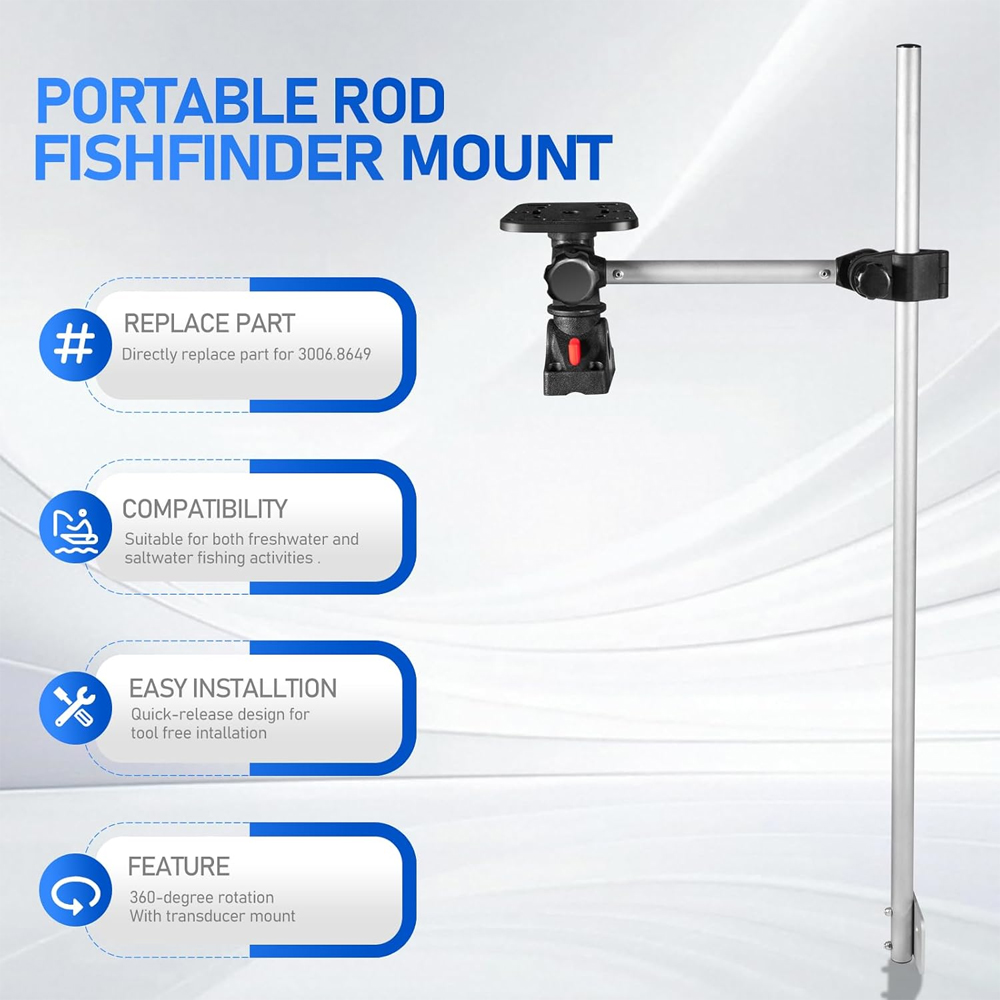 قطعة غيار لحامل جهاز تحديد موا - مراجعة Fish Finder Mount وسعره