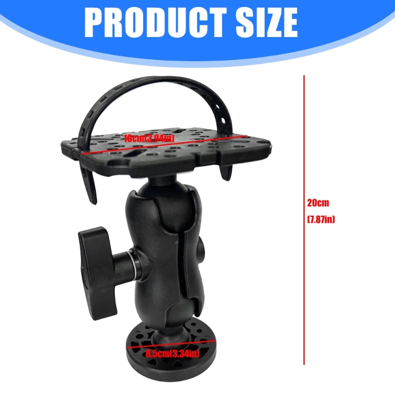لوحة تثبيت كروية دوارة لجهاز ت - مراجعة Fish Finder Mount وسعره